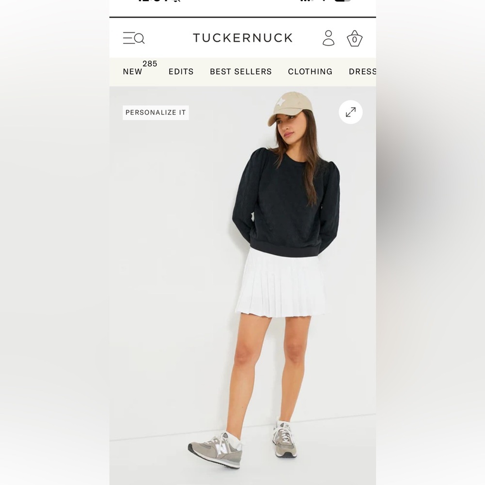 Tuckernuck Campbell puff sleeve pullover